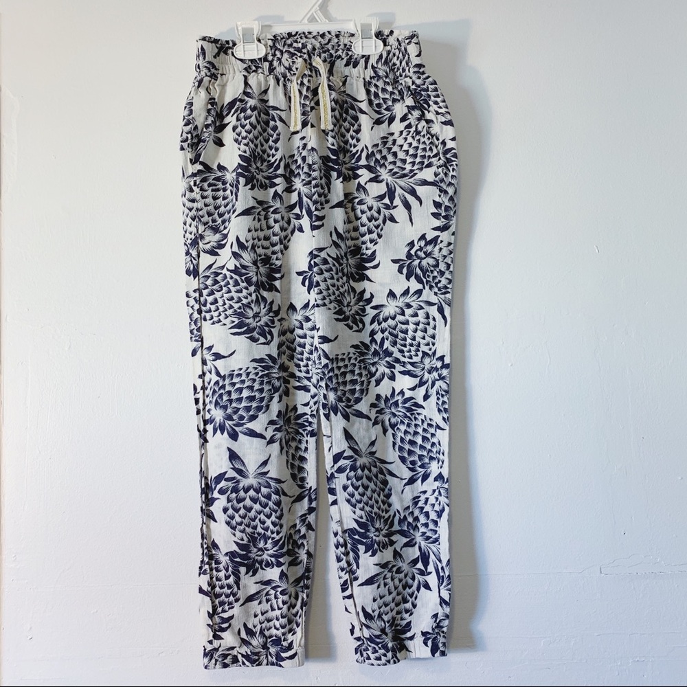 CrewCuts pineapple conch pants EUC size 14
